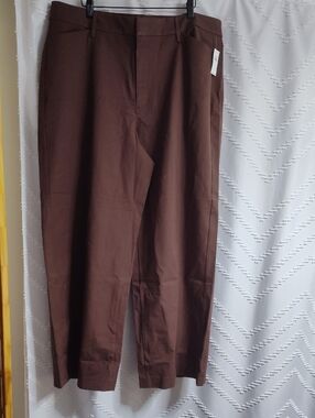 Old Navy Women's Brown Dress Pants - Super Wide